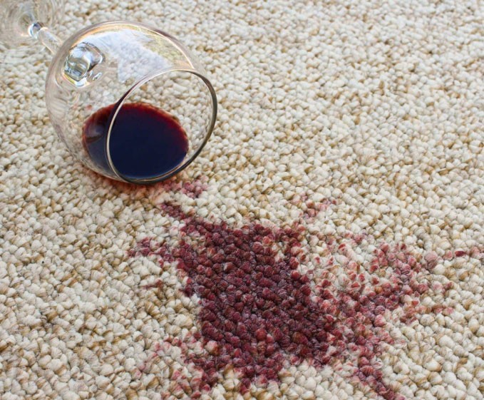 Red wine stain cleaning | Echo Flooring Gallery