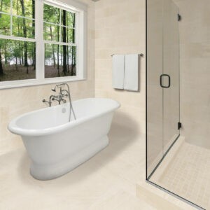 Tan Bathroom tiles | Echo Flooring Gallery