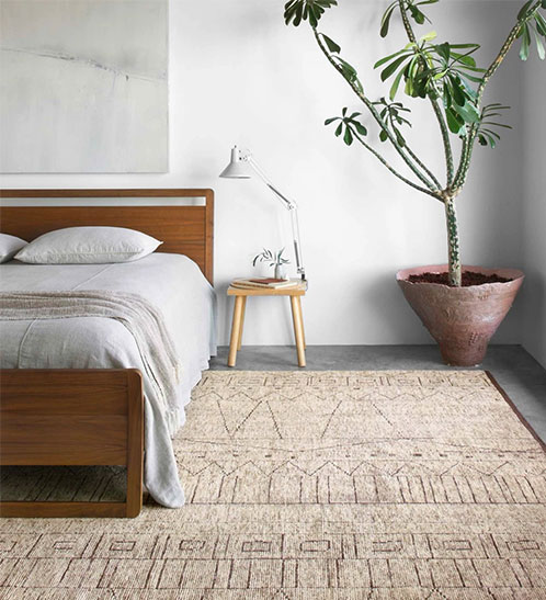 Bedroom rug design | Echo Flooring Gallery