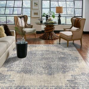 Blue and White Rug design | Echo Flooring Gallery