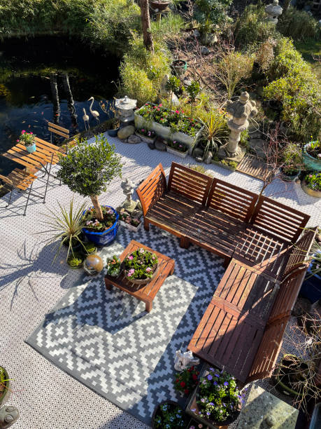 Outdoor Space with Area Rugs | Echo Flooring Gallery