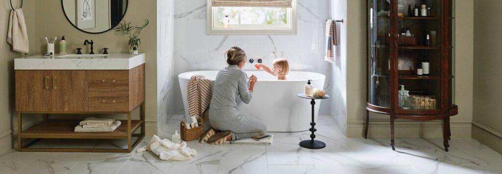 Bathroom tile flooring | Echo Flooring Gallery